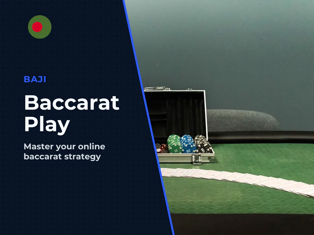 1. Select an online baccarat game