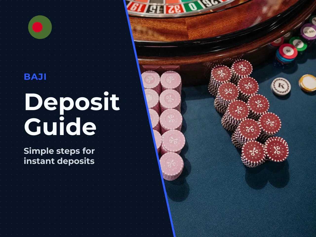 How to deposit in Baji step