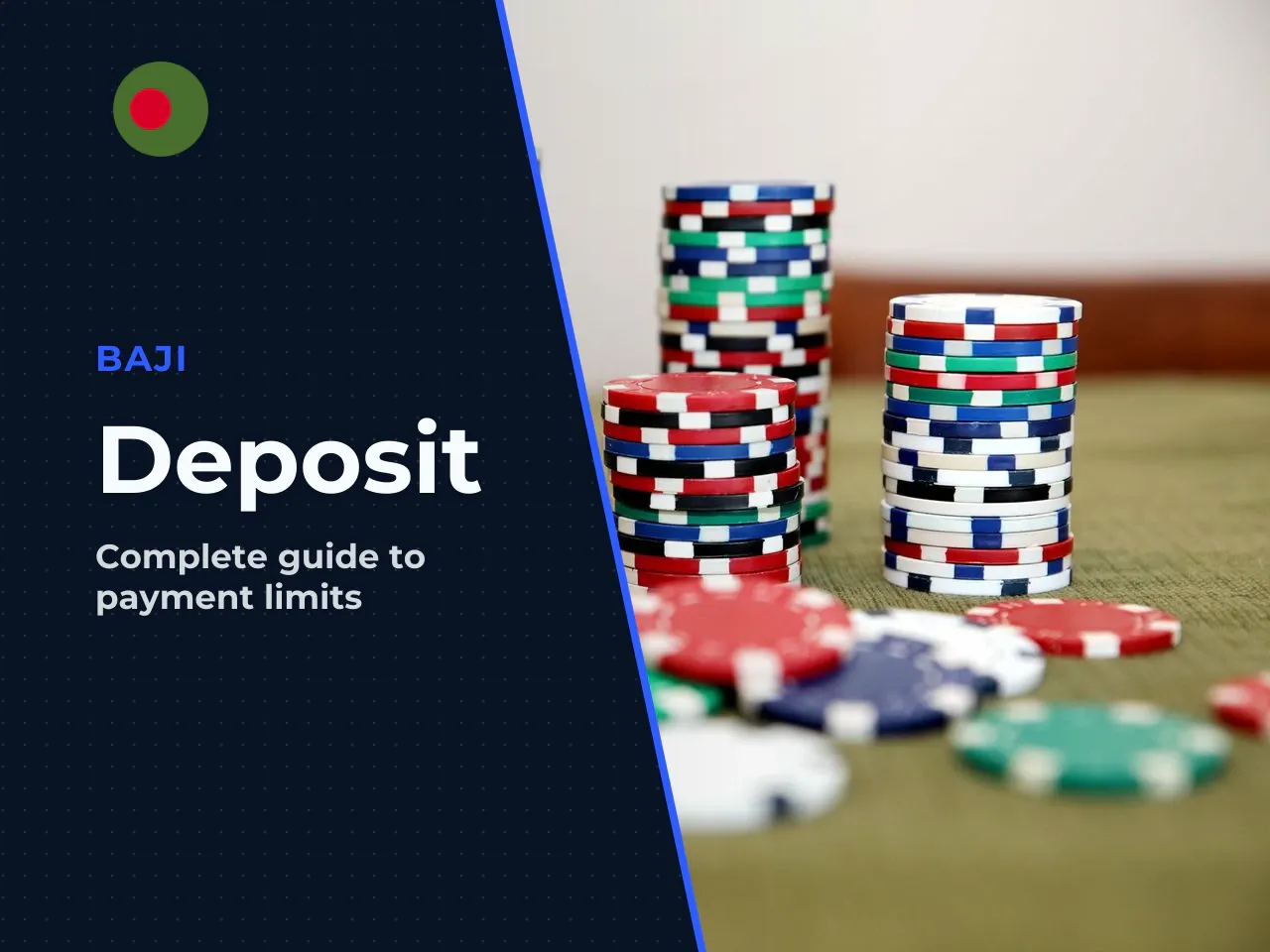 Baji Live minimum deposit and deposit