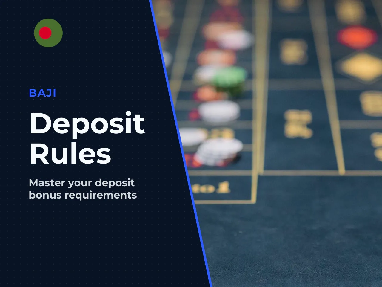 Deposit conditions that can affect bonus